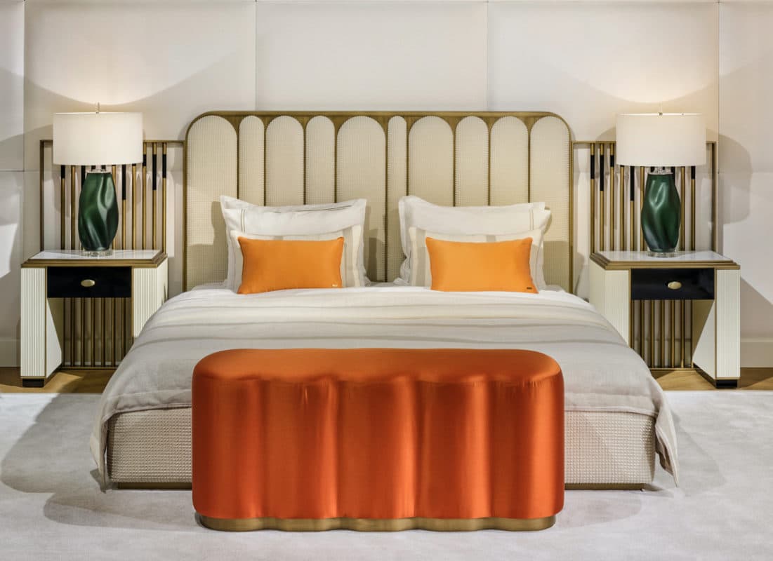  Bedroom Ottomans orange
