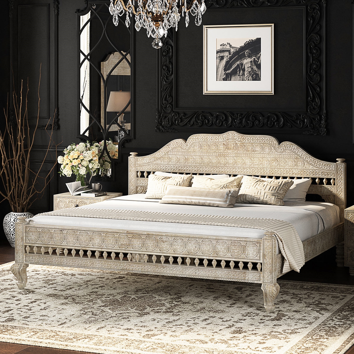 A new version of a large traditional bed frames 2023