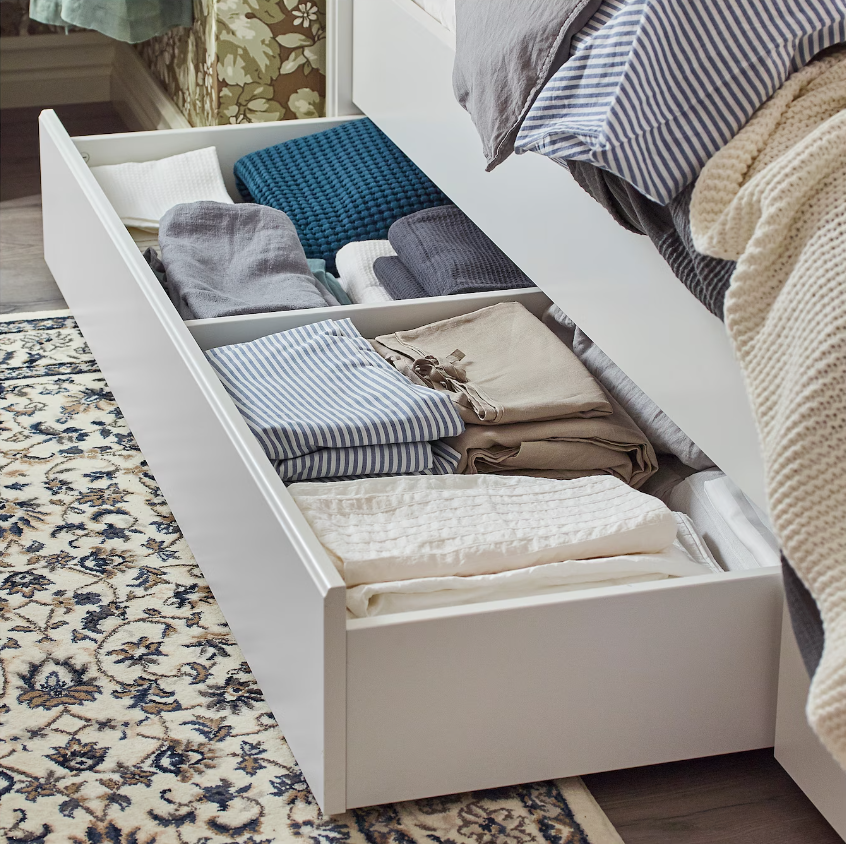 Under-the-Bed Storage for Bedroom