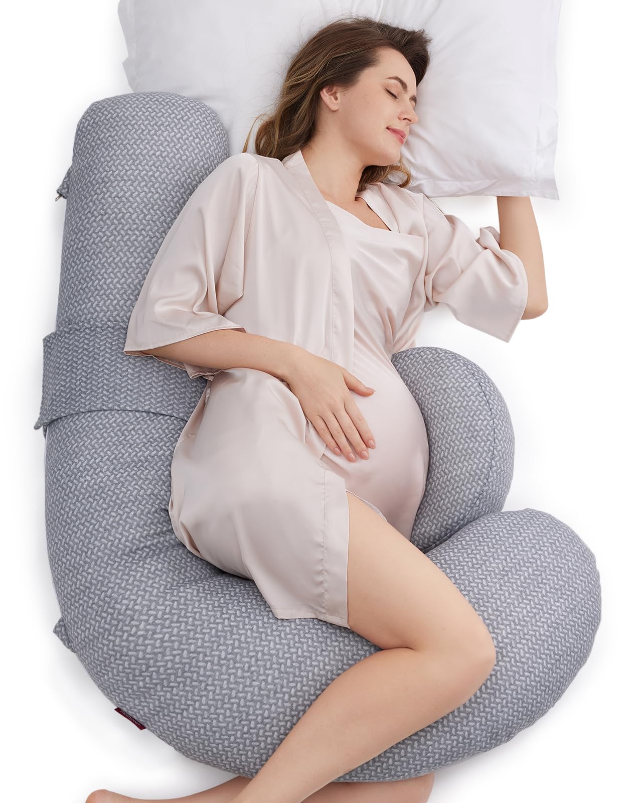 Wedge-Shaped Pregnancy Pillows