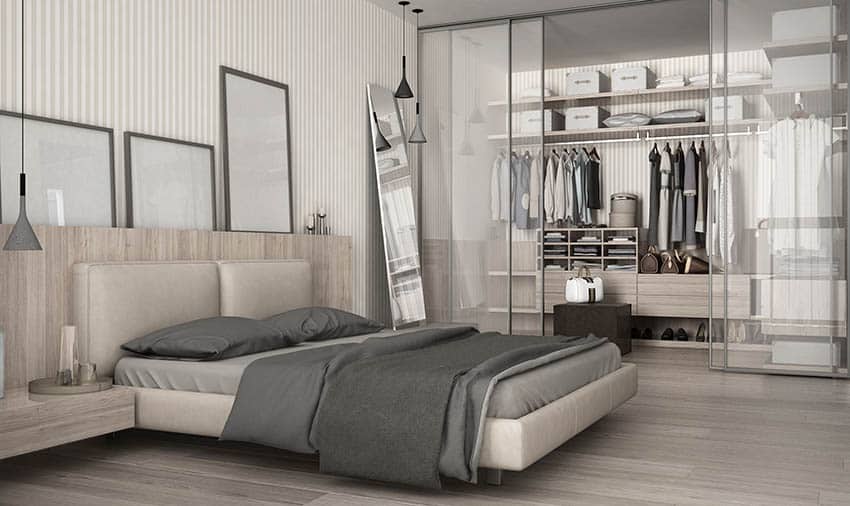 Functional Wardrobe bedroom minimalist - 